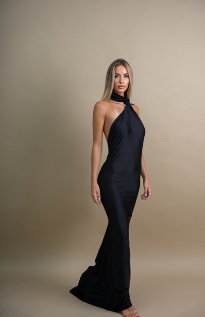 Robe Wet Noire Élégante