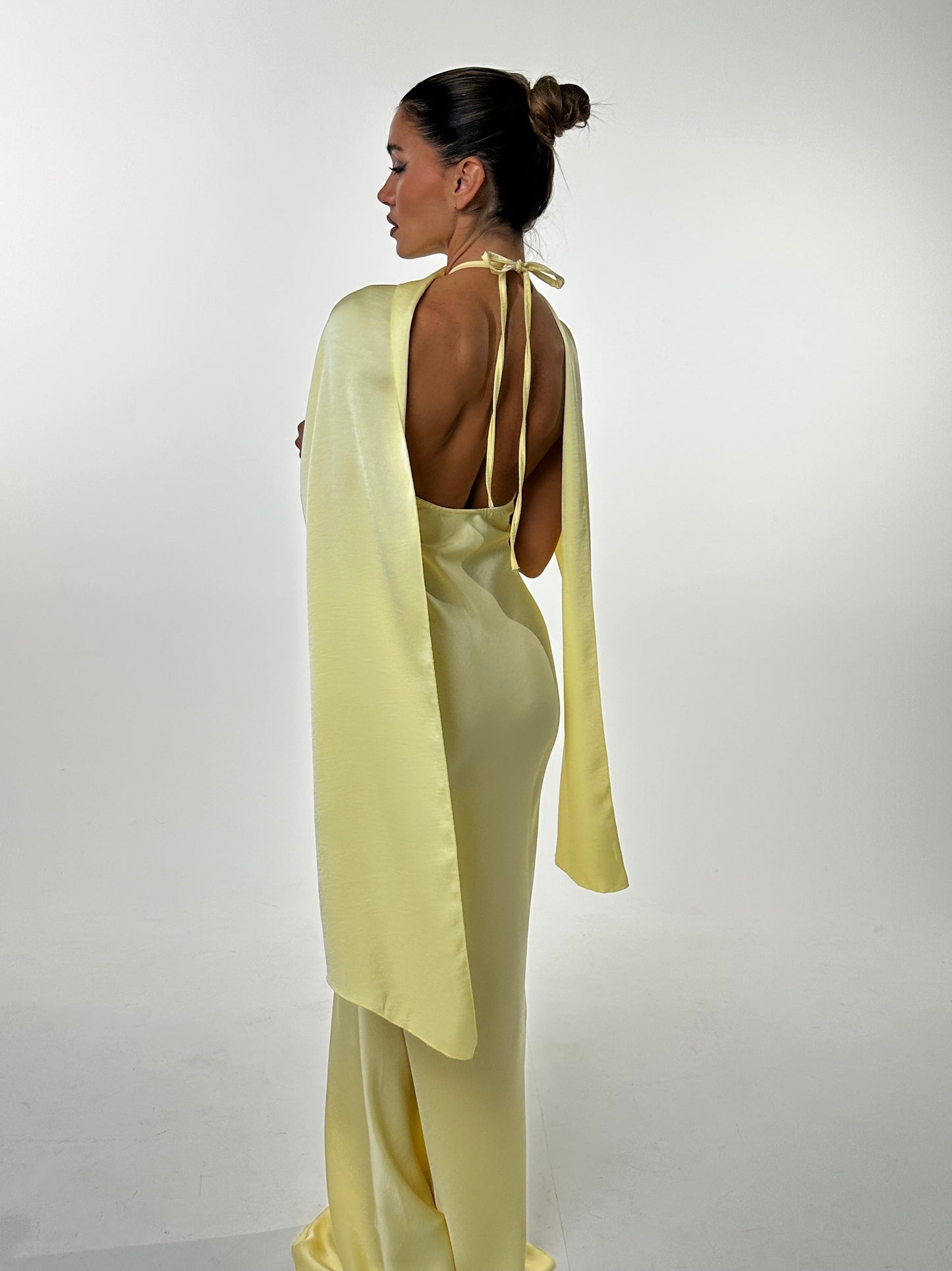 AMELIA DRESS BUTTER YELLOW