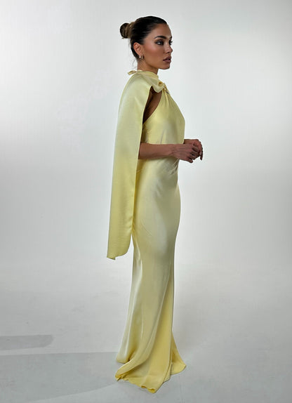AMELIA DRESS BUTTER YELLOW